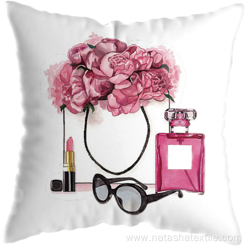 Perfume bottle series Valentine's Day cushion cover